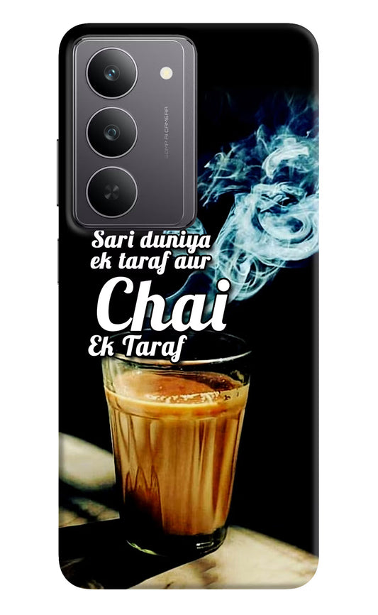 Chai Ek Taraf Quote Realme 14x 5G Hard Case Back Cover by Casekaro