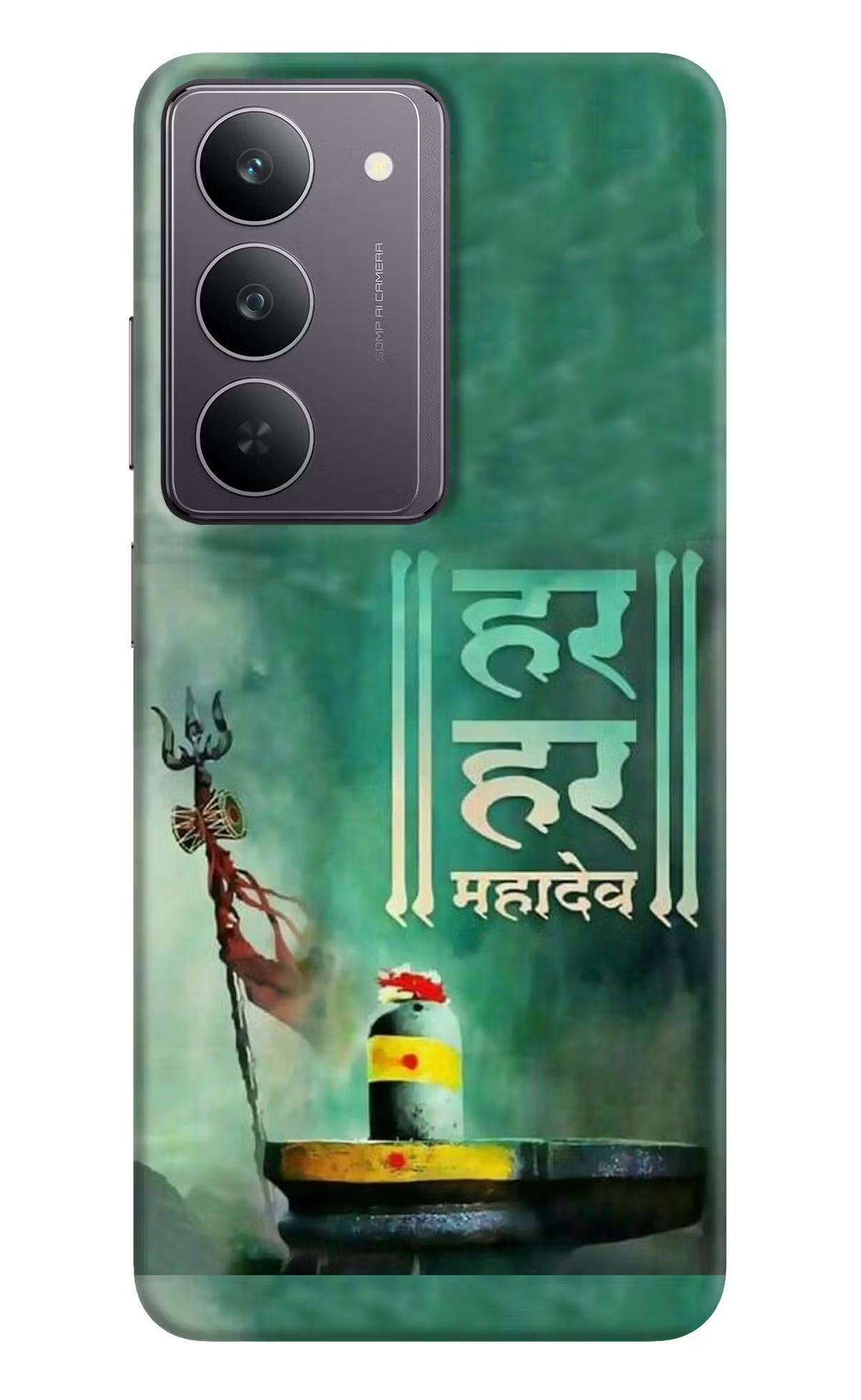 Har Har Mahadev Shivling Realme 14x 5G Hard Case Back Cover by Casekaro