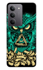Green Owl Realme 14x 5G Hard Case Back Cover by Casekaro