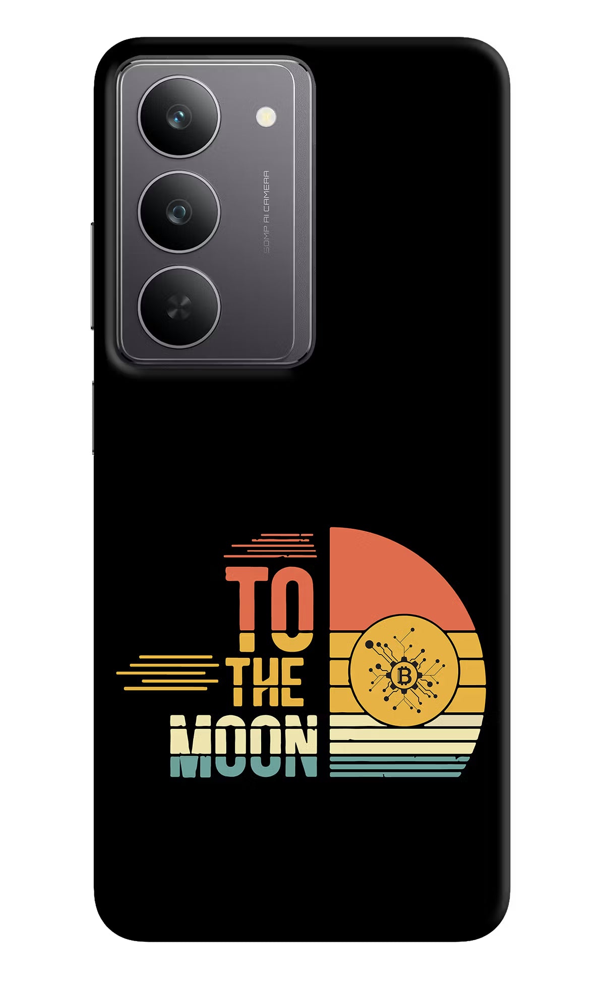To the Moon Realme 14x 5G Hard Case Back Cover by Casekaro