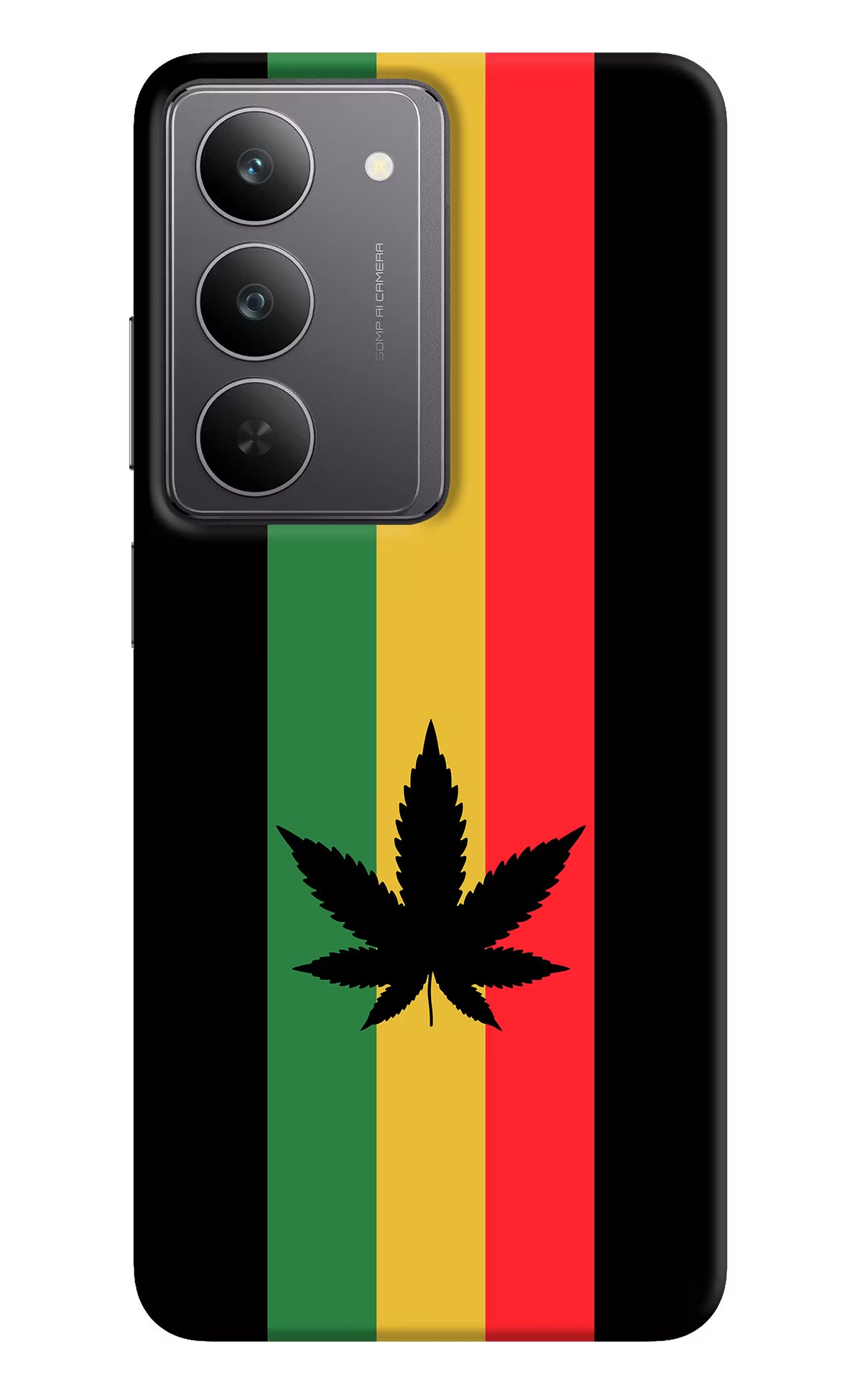 Weed Flag Realme 14x 5G Hard Case Back Cover by Casekaro