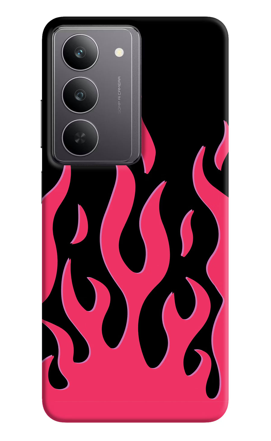 Fire Flames Realme 14x 5G Back Cover, Hard case