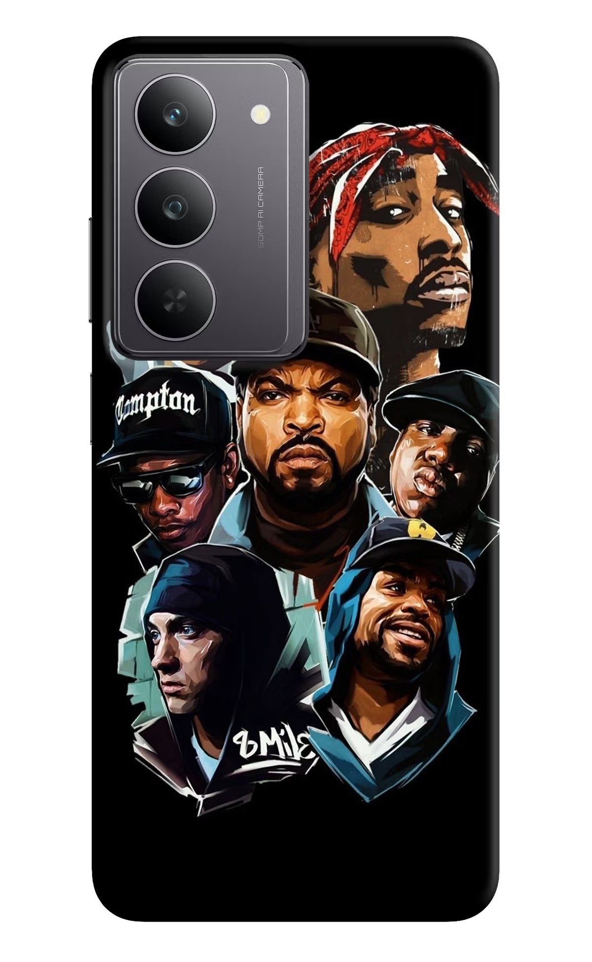 Rappers Realme 14x 5G Hard Case Back Cover by Casekaro