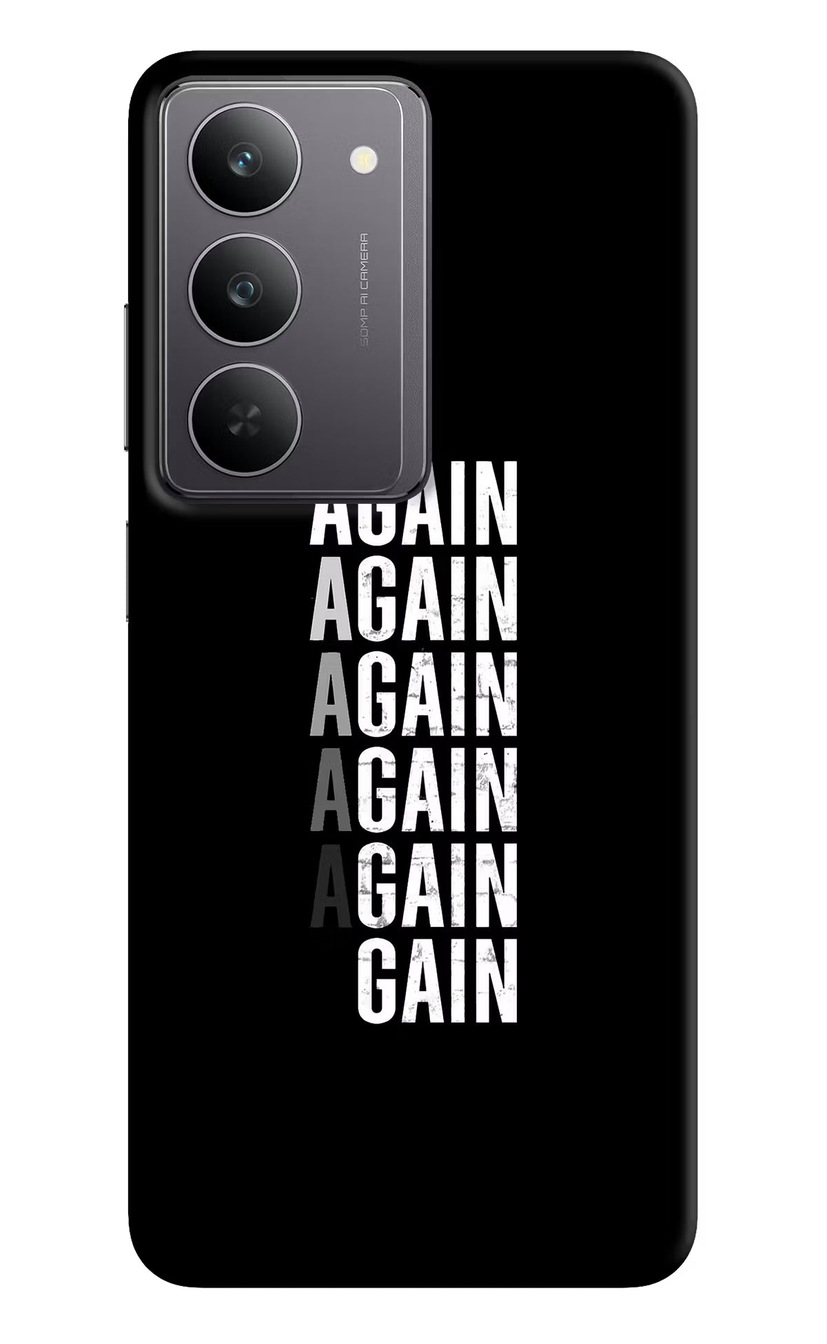 Again Again Gain Realme 14x 5G Hard Case Back Cover by Casekaro