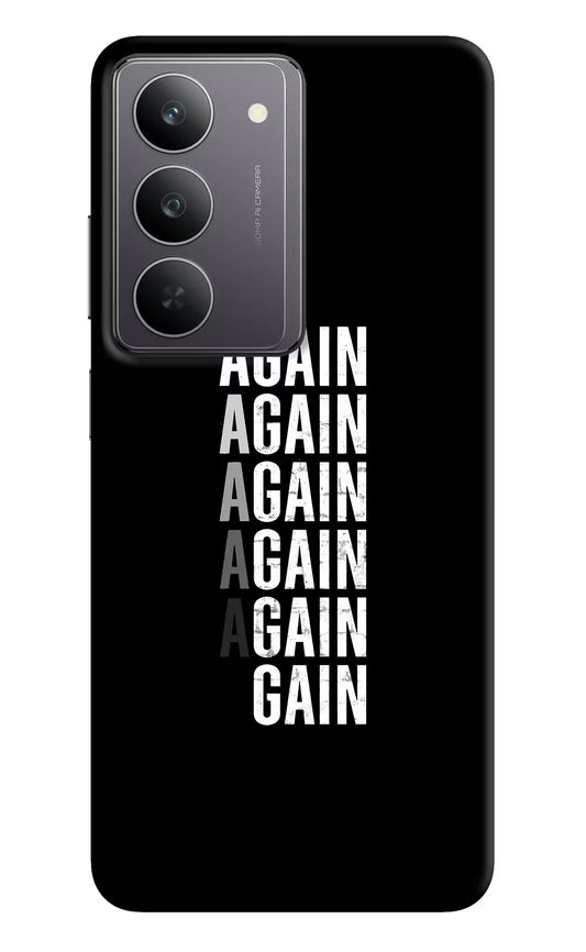 Again Again Gain Realme 14x 5G Hard Case Back Cover by Casekaro