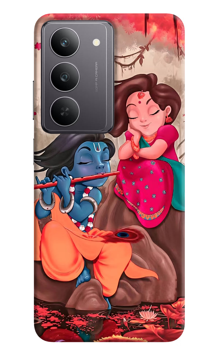 Radhe Krishna Realme 14x 5G Back Cover, Hard case