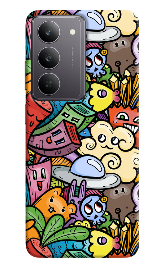 Veggie Doodle Realme 14x 5G Hard Case Back Cover by Casekaro
