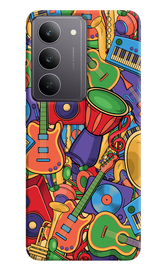 Music Instrument Doodle Realme 14x 5G Hard Case Back Cover by Casekaro