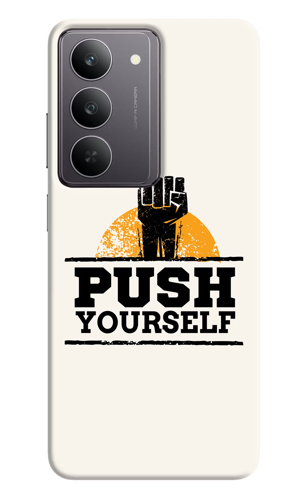 Push Yourself Realme 14x 5G Hard Case Back Cover by Casekaro