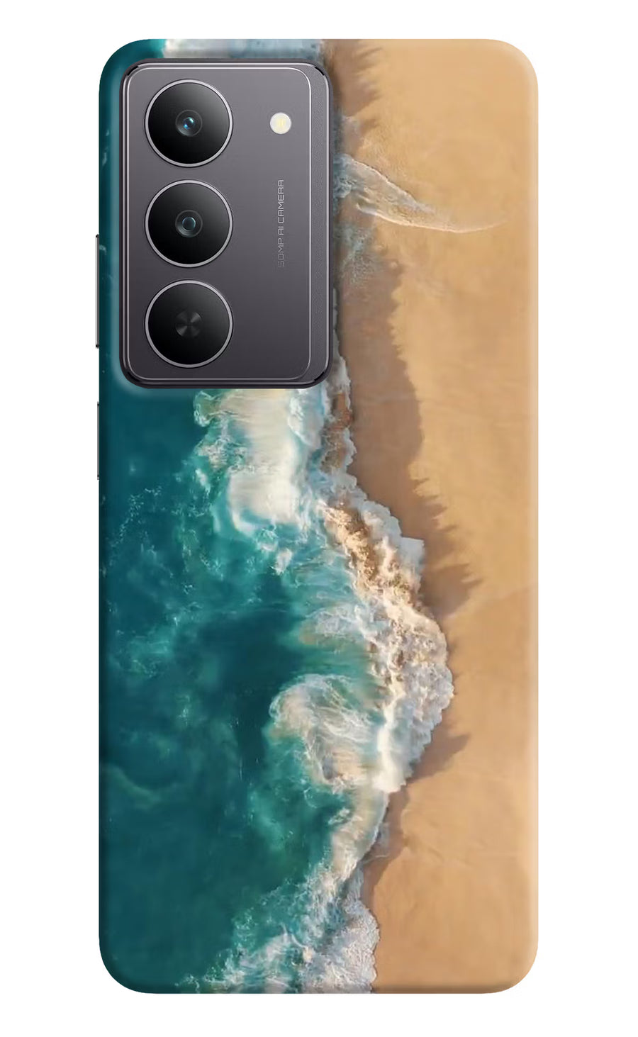 Ocean Beach Realme 14x 5G Back Cover, Hard case
