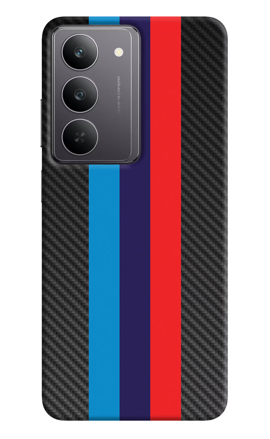BMW Stripes Pattern Realme 14x 5G Back Cover, Hard case