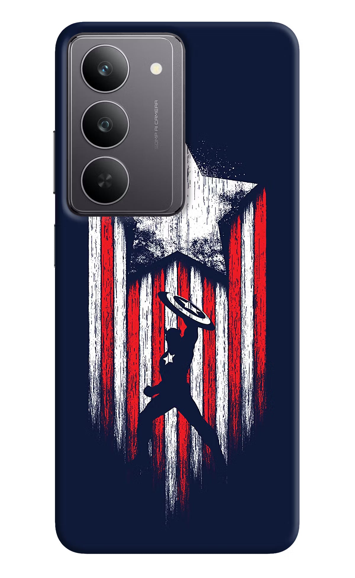 Captain America Marvel Art Realme 14x 5G Hard Case Back Cover by Casekaro