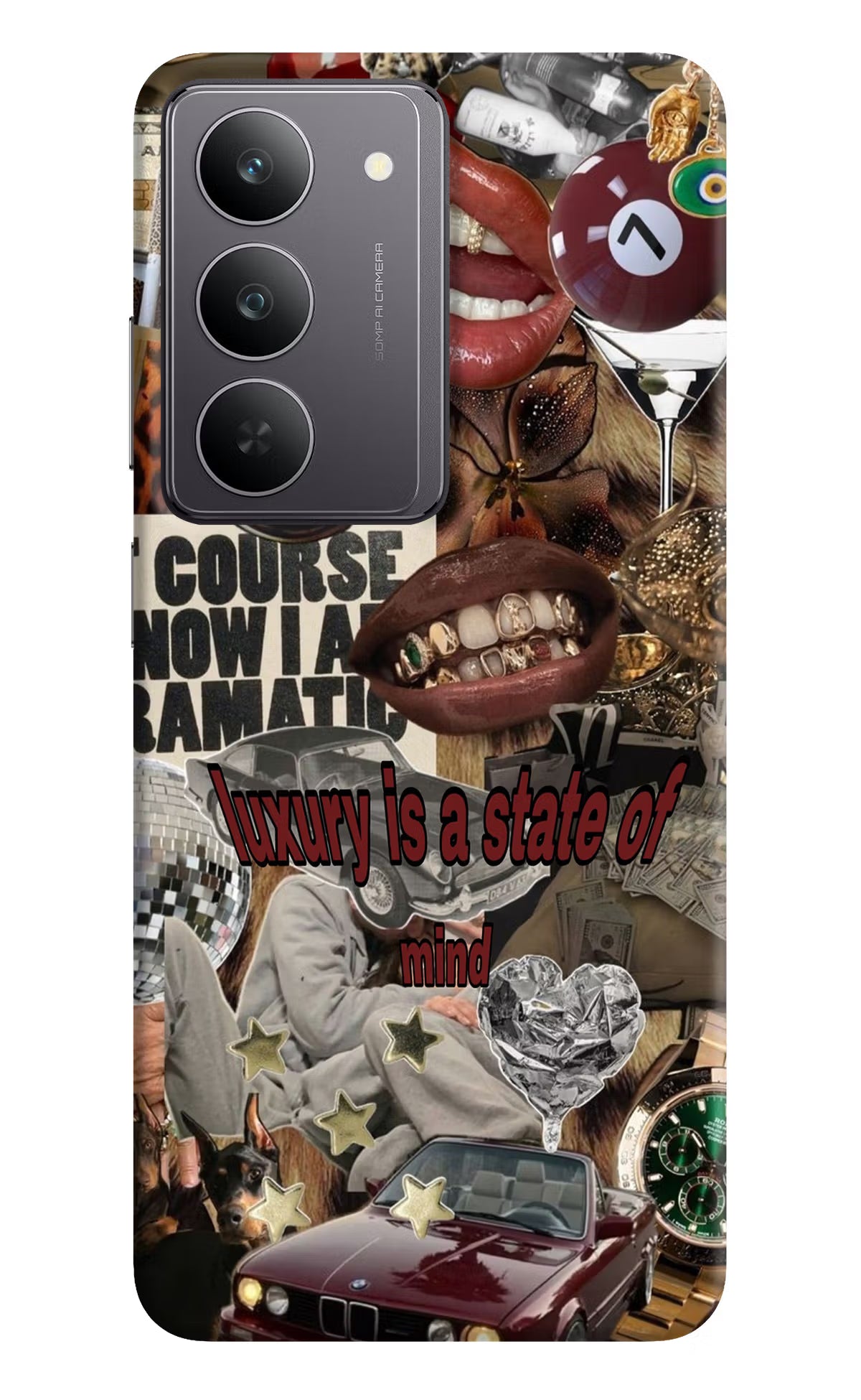 Luxury Realme 14x 5G Hard Case Back Cover by Casekaro