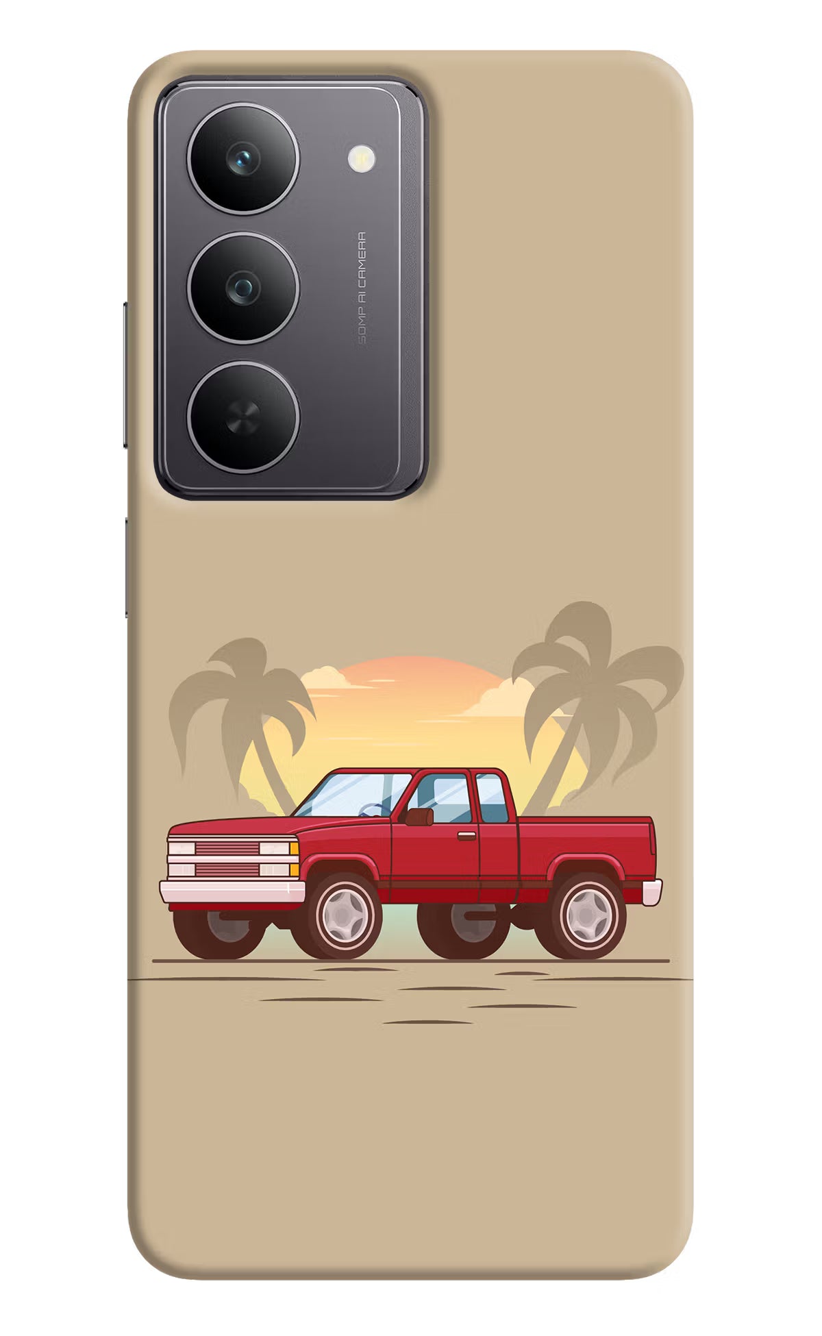 Desert Classic Drive Realme 14x 5G Hard Case Back Cover by Casekaro