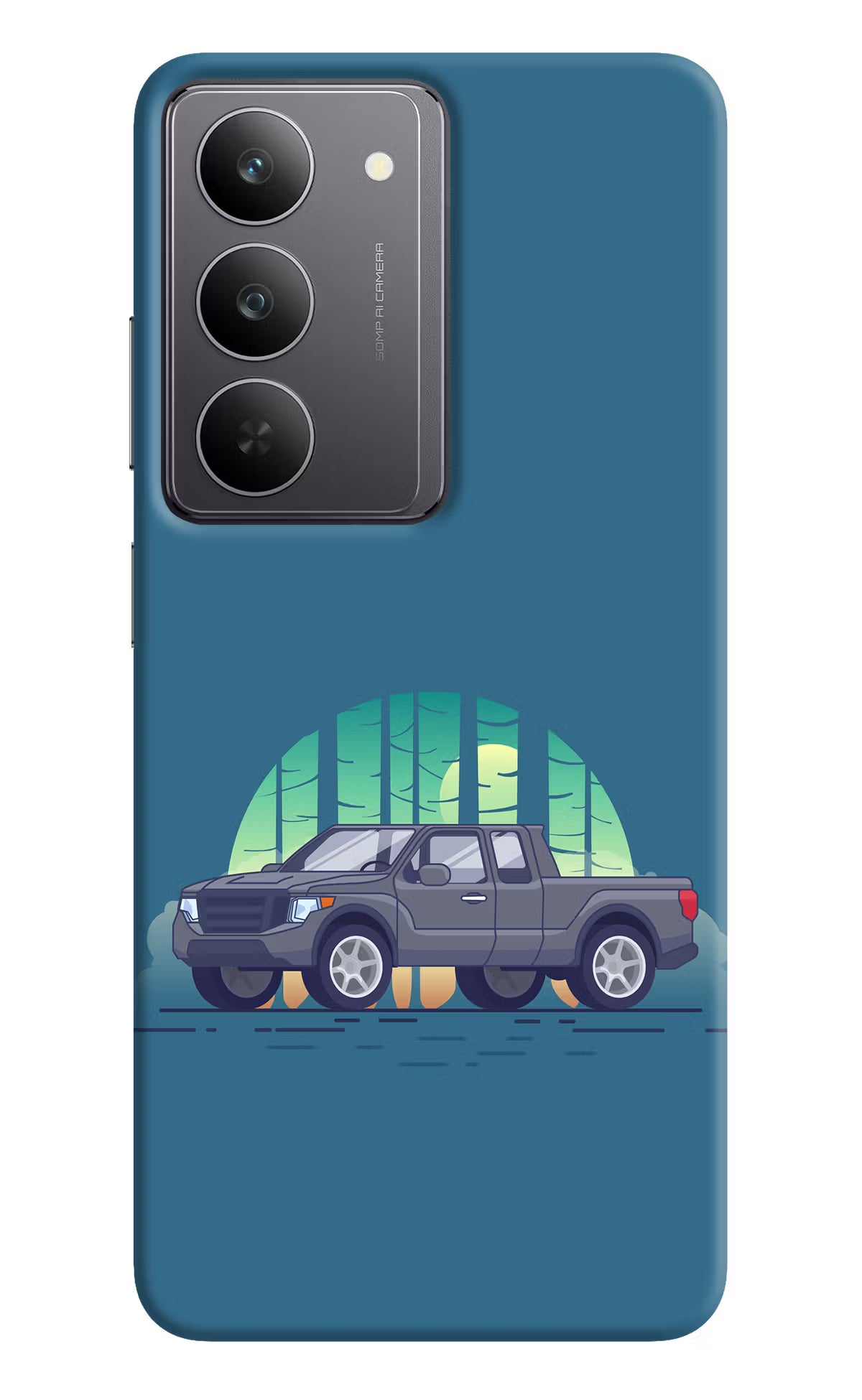 Retro Garage Vibe Realme 14x 5G Hard Case Back Cover by Casekaro