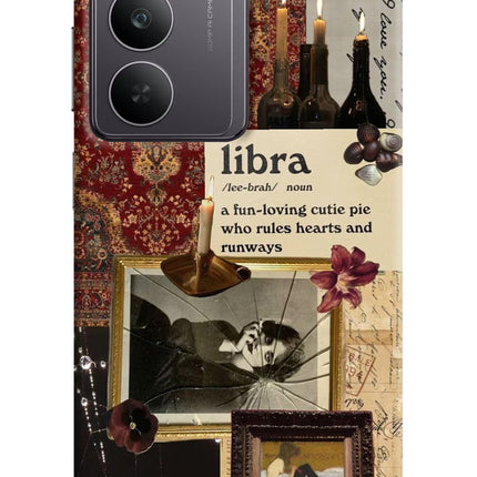 Libra Zodiac Realme 14x 5G Hard Case Back Cover by Casekaro