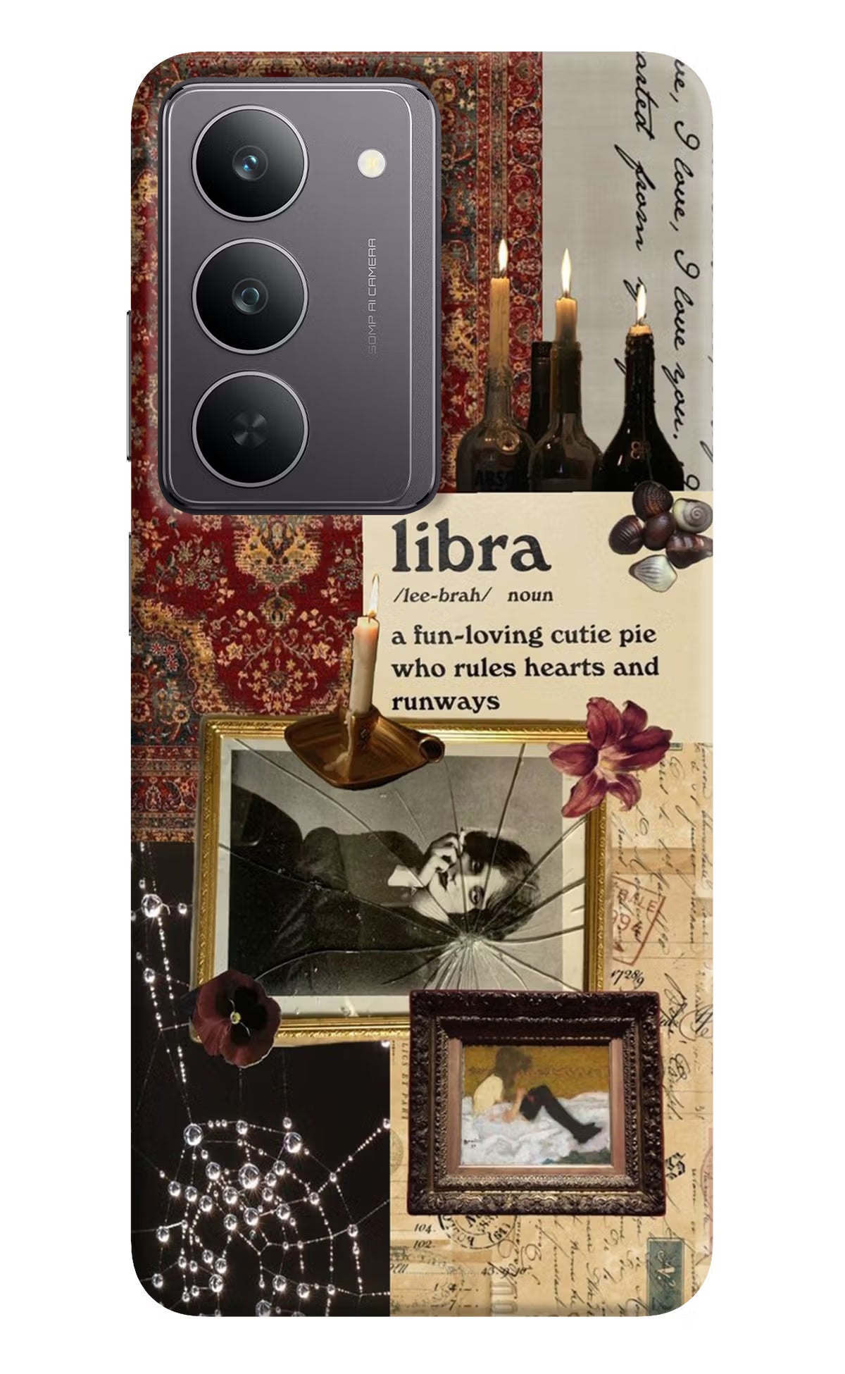 Libra Zodiac Realme 14x 5G Hard Case Back Cover by Casekaro