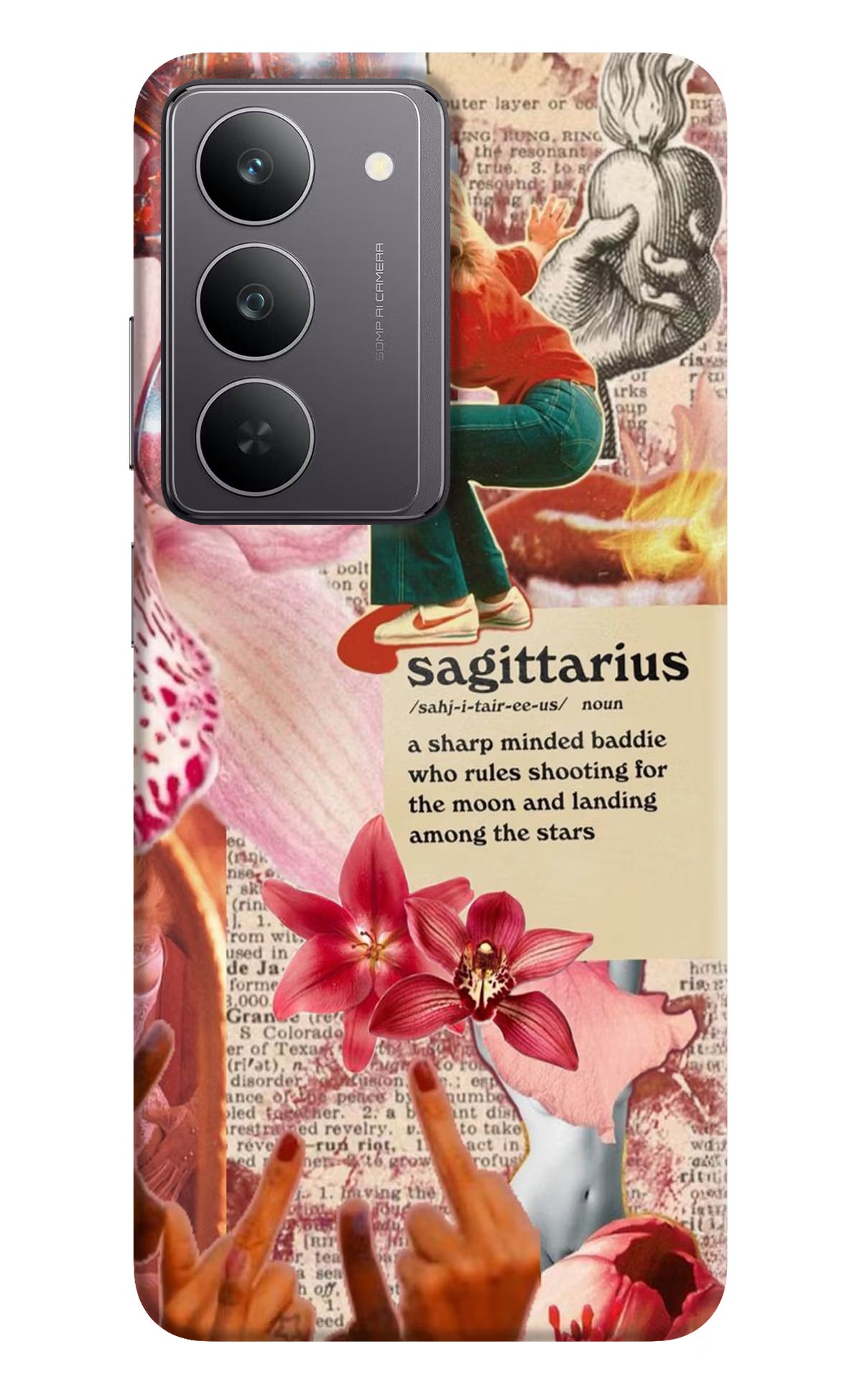 Sagittarius Zodiac Realme 14x 5G Hard Case Back Cover by Casekaro