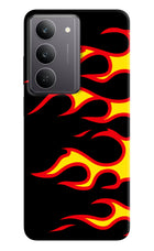 Side Sweep Flames Realme 14x 5G Hard Case Back Cover by Casekaro