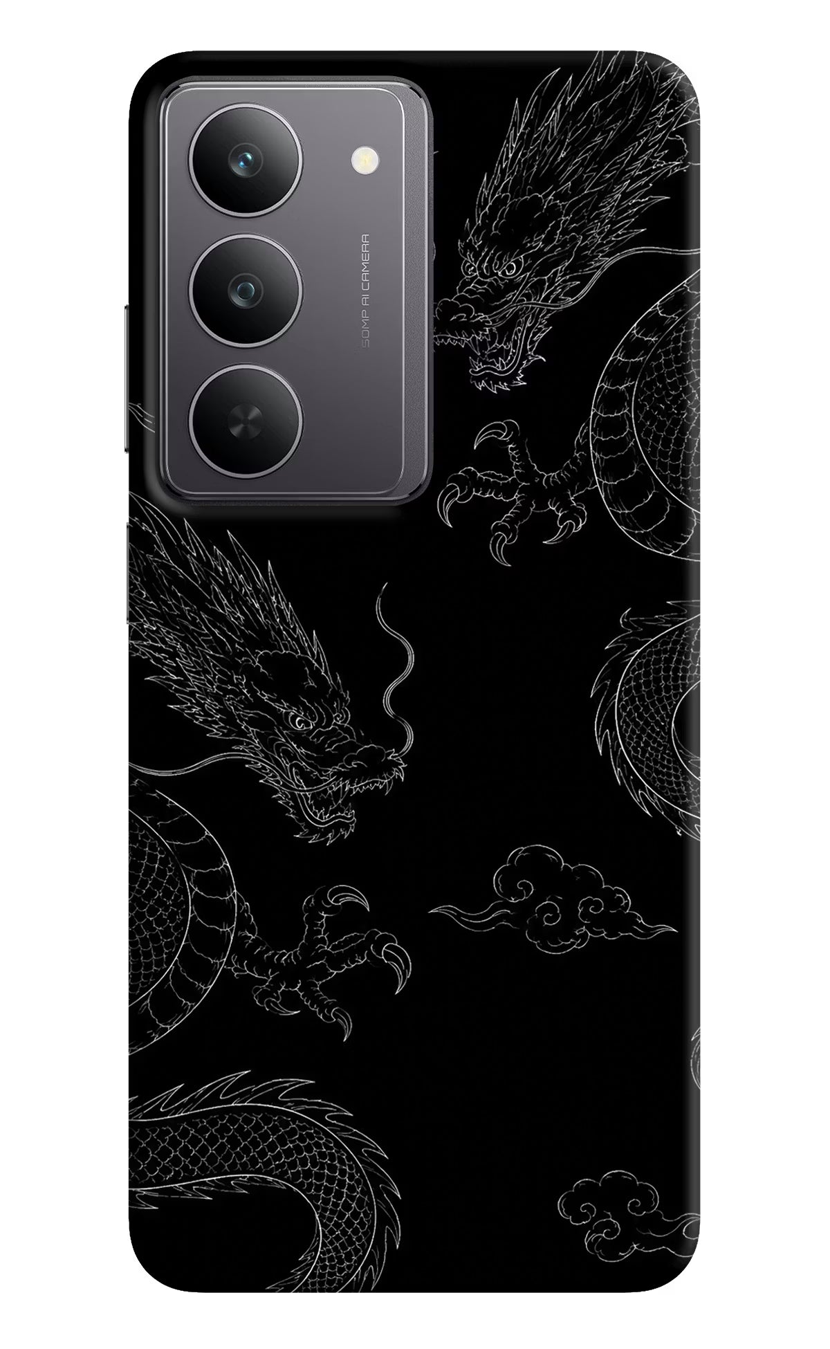 Twin Dragons Realme 14x 5G Hard Case Back Cover by Casekaro