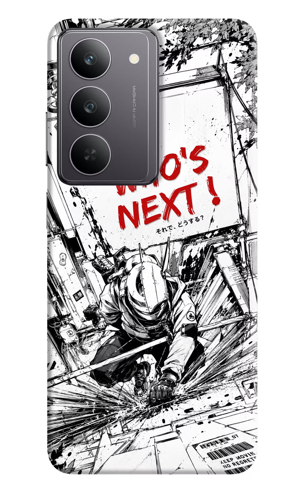 Who's Next Realme 14x 5G Hard Case Back Cover by Casekaro