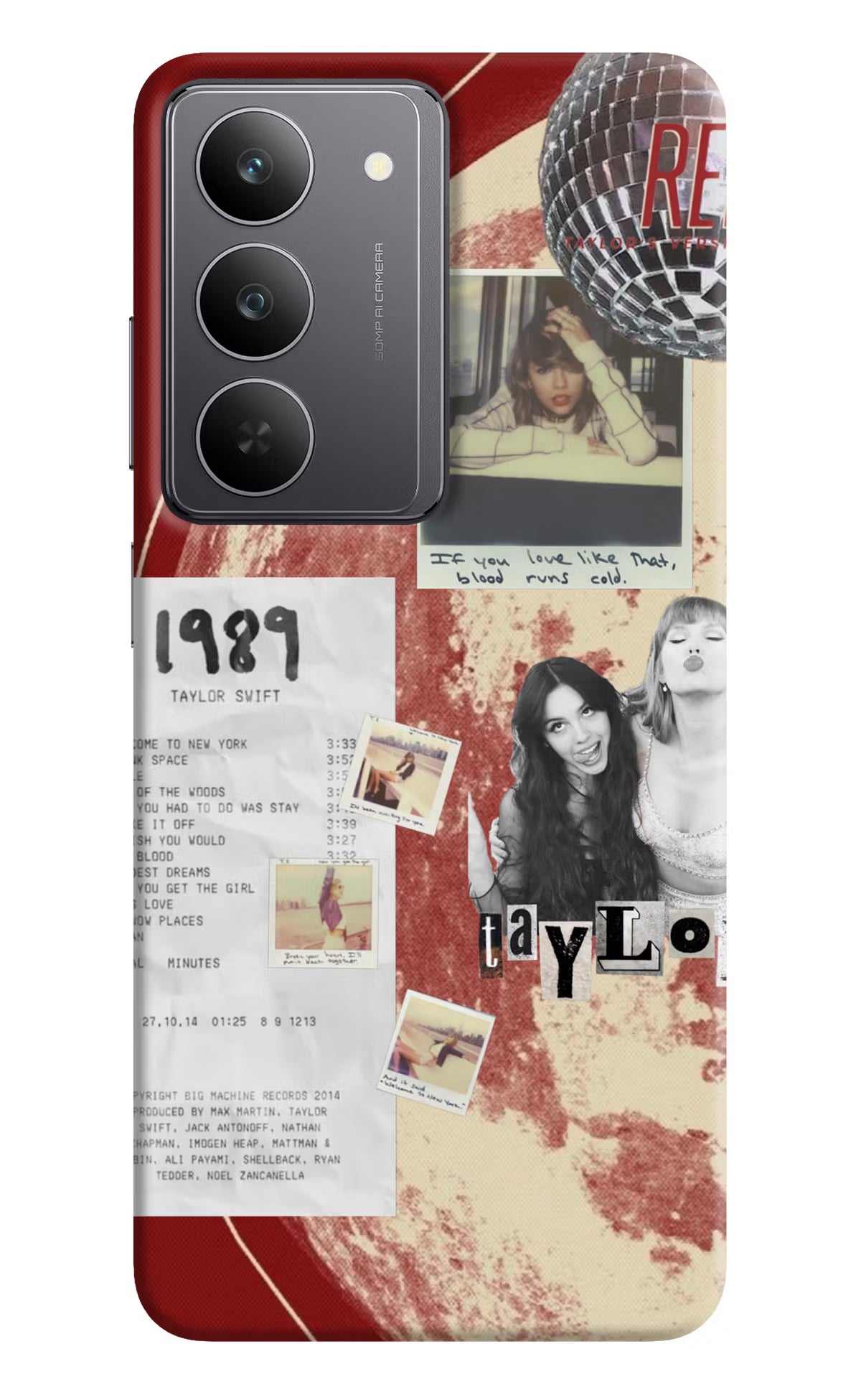 Taylor Swift Realme 14x 5G Back Cover