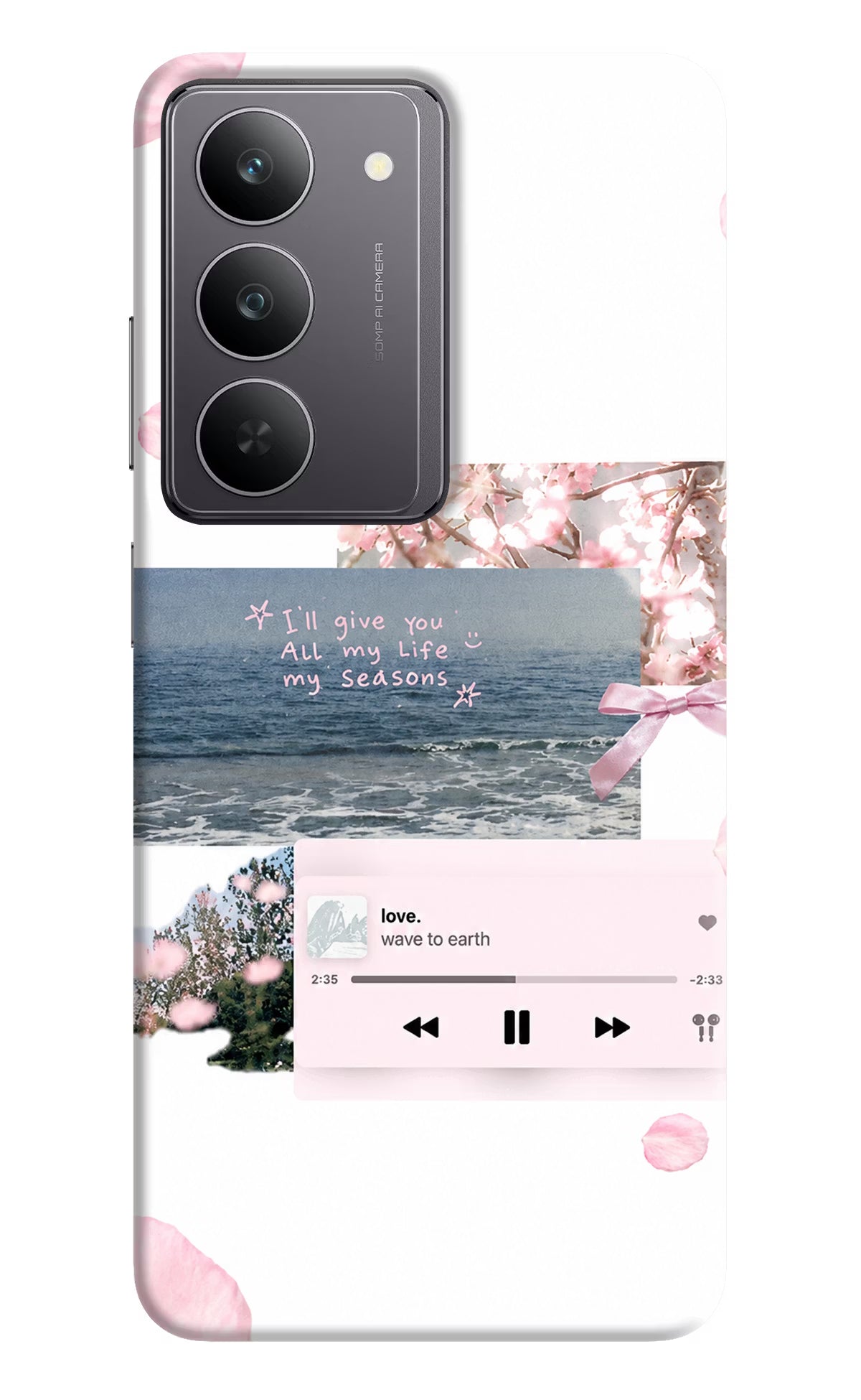 Wave to earth Realme 14x 5G Back Cover