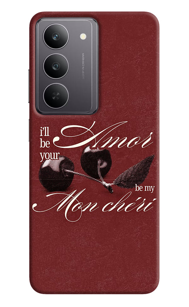 Velvet Cherry Realme 14x 5G Hard Case Back Cover by Casekaro