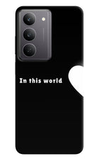 This World Realme 14x 5G Hard Case Back Cover by Casekaro
