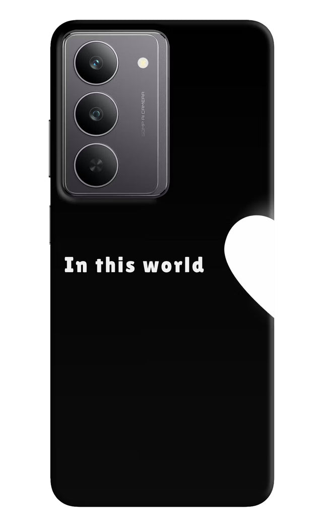 This World Realme 14x 5G Hard Case Back Cover by Casekaro