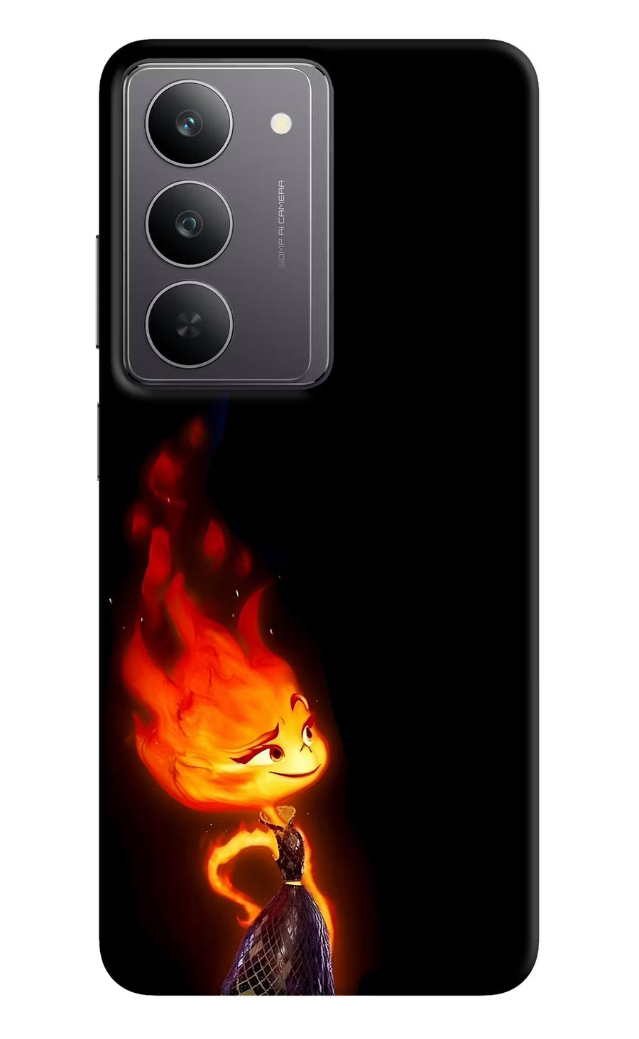 Ember Flame Realme 14x 5G Back Cover, Hard case