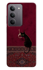 Midnight Cat Realme 14x 5G Hard Case Back Cover by Casekaro