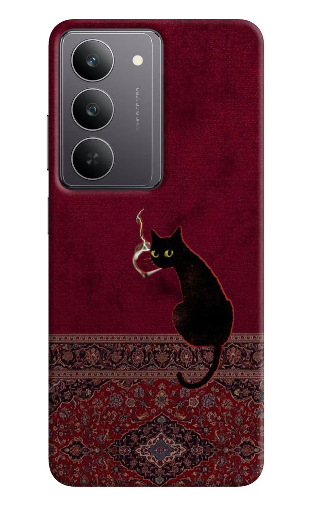 Midnight Cat Realme 14x 5G Hard Case Back Cover by Casekaro