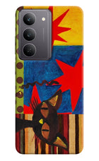 Pop Cat Realme 14x 5G Hard Case Back Cover by Casekaro