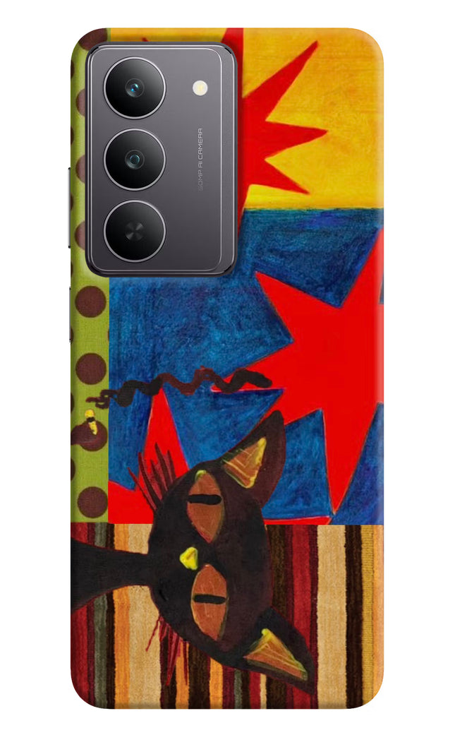 Pop Cat Realme 14x 5G Hard Case Back Cover by Casekaro