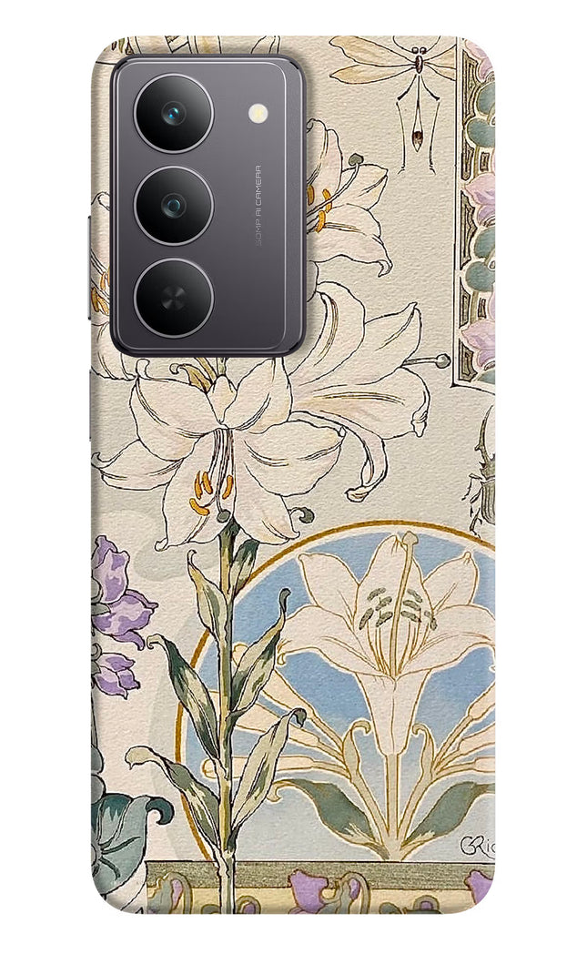 White Lily Realme 14x 5G Hard Case Back Cover by Casekaro