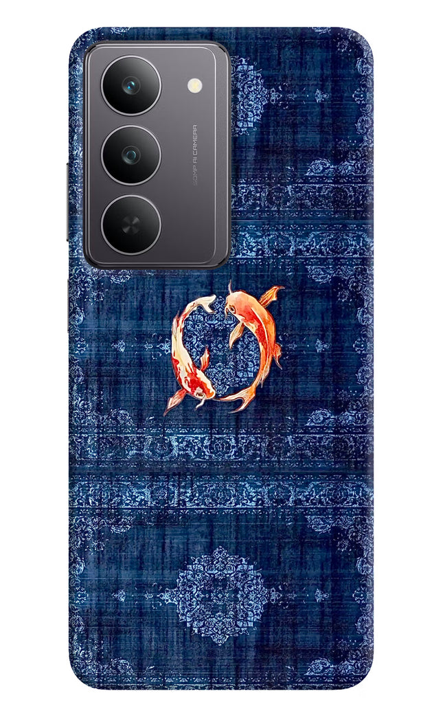Koi Blue Realme 14x 5G Hard Case Back Cover by Casekaro