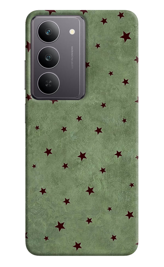 Green Stars Realme 14x 5G Hard Case Back Cover by Casekaro