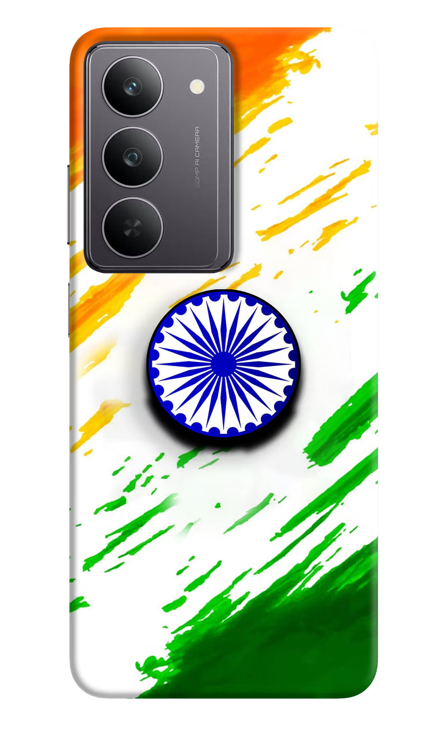 Indian Flag Ashoka Chakra Realme 14x 5G Pop Case, Hard case