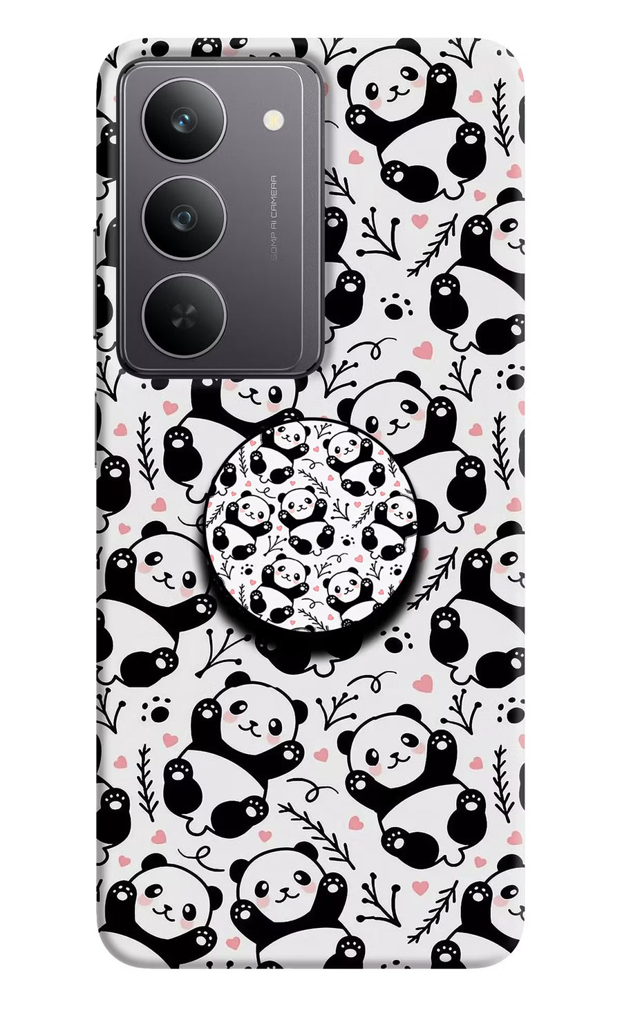 Cute Panda Realme 14x 5G Pop Case, Hard case