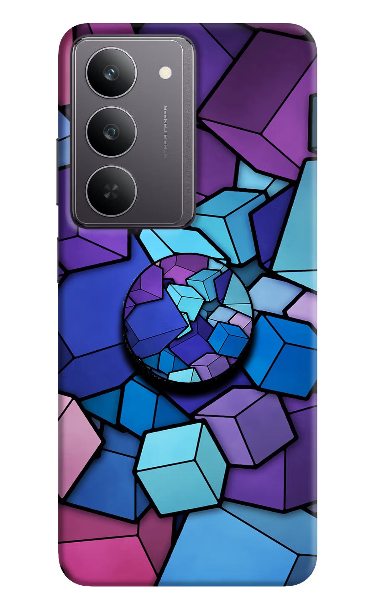 Cubic Abstract Realme 14x 5G Pop Case by Casekaro