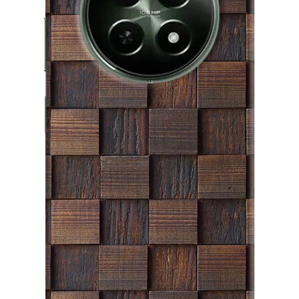 Wooden Cube Design Realme 12x 5G Hard Case Back Cover by Casekaro