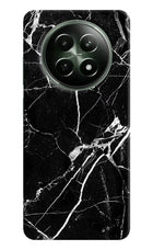 Black Marble Pattern Realme 12x 5G Hard Case Back Cover by Casekaro