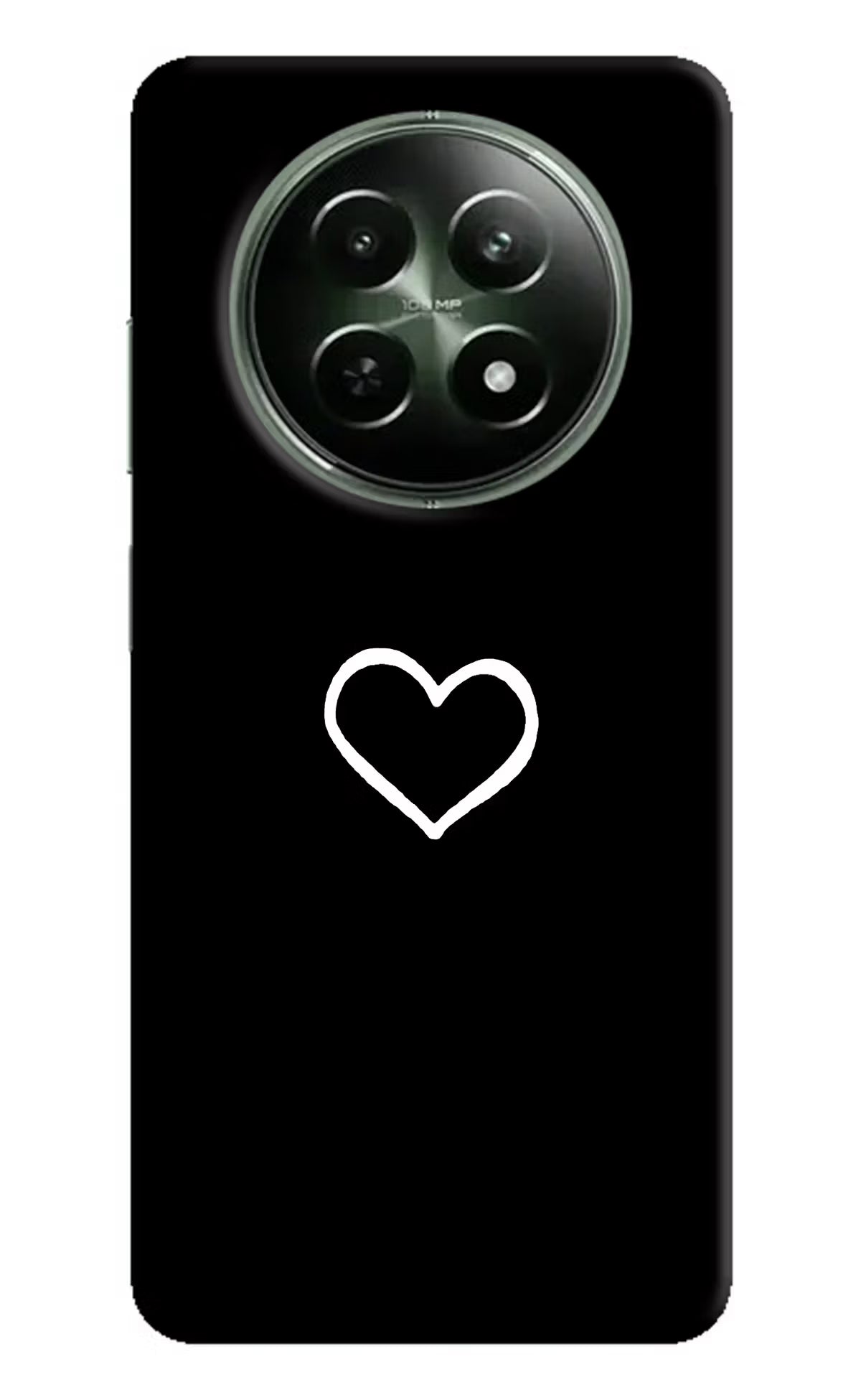 Heart Realme 12x 5G Hard Case Back Cover by Casekaro