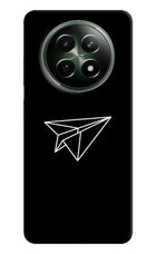 Paper Plane White Realme 12x 5G Hard Case Back Cover by Casekaro