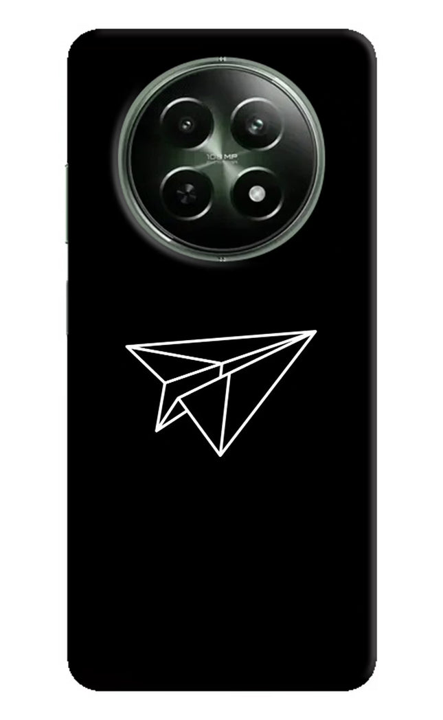 Paper Plane White Realme 12x 5G Hard Case Back Cover by Casekaro
