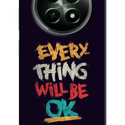 Everything Will Be Ok Realme 12x 5G Hard Case Back Cover by Casekaro