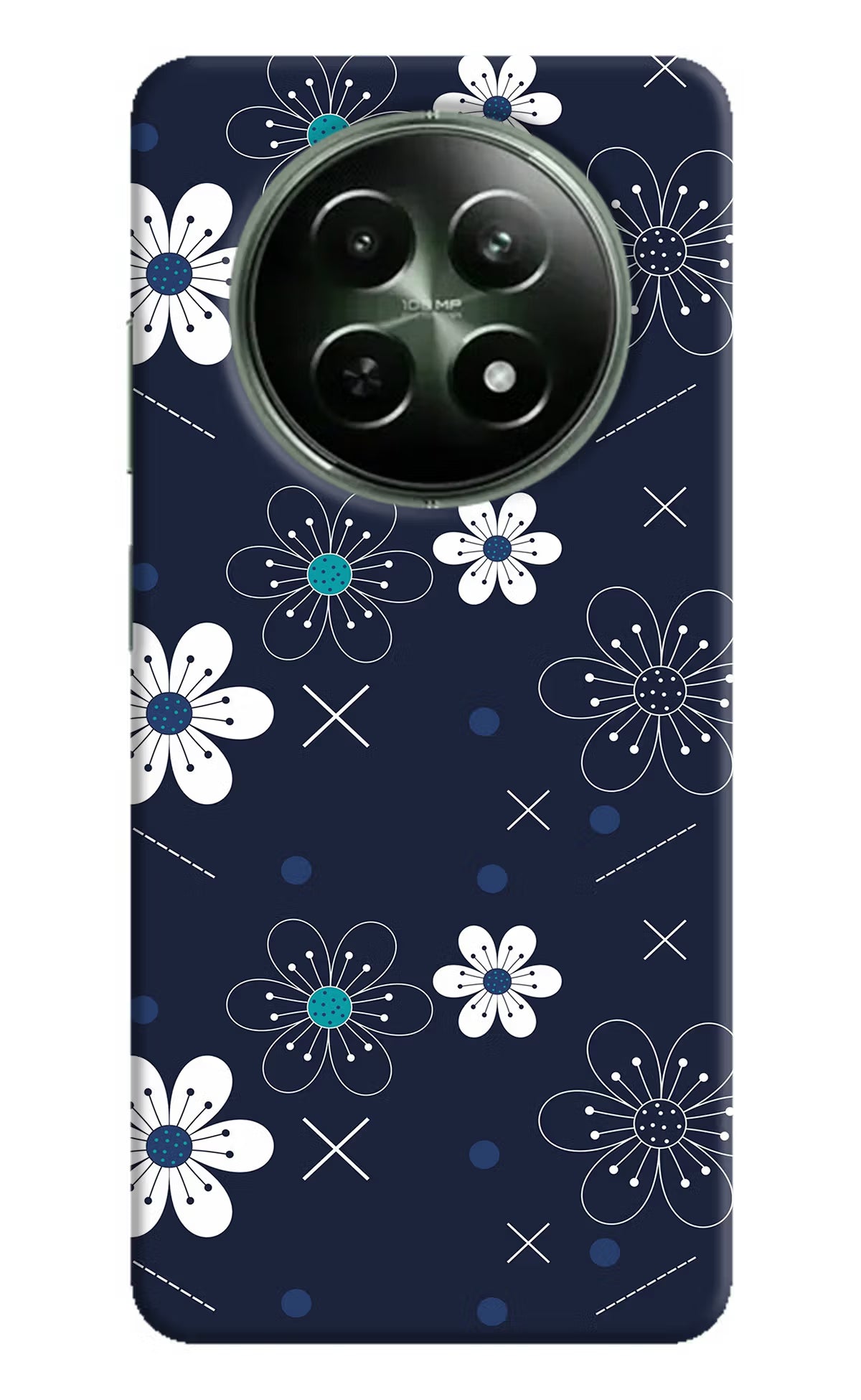 Flowers Realme 12x 5G Hard Case Back Cover by Casekaro