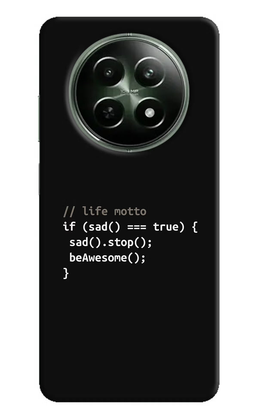 Life Motto Code Realme 12x 5G Back Cover, Hard case