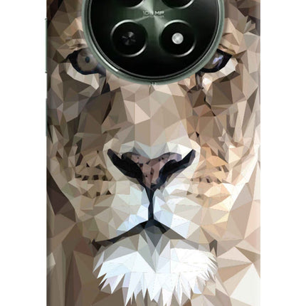 Lion Art Realme 12x 5G Hard Case Back Cover by Casekaro
